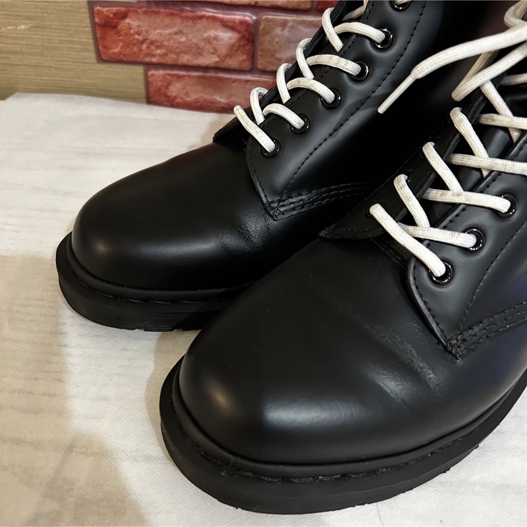 Dr.Martens - Dr.Martens 8ホールUK9 MONO ブラック 28cm 白紐の通販