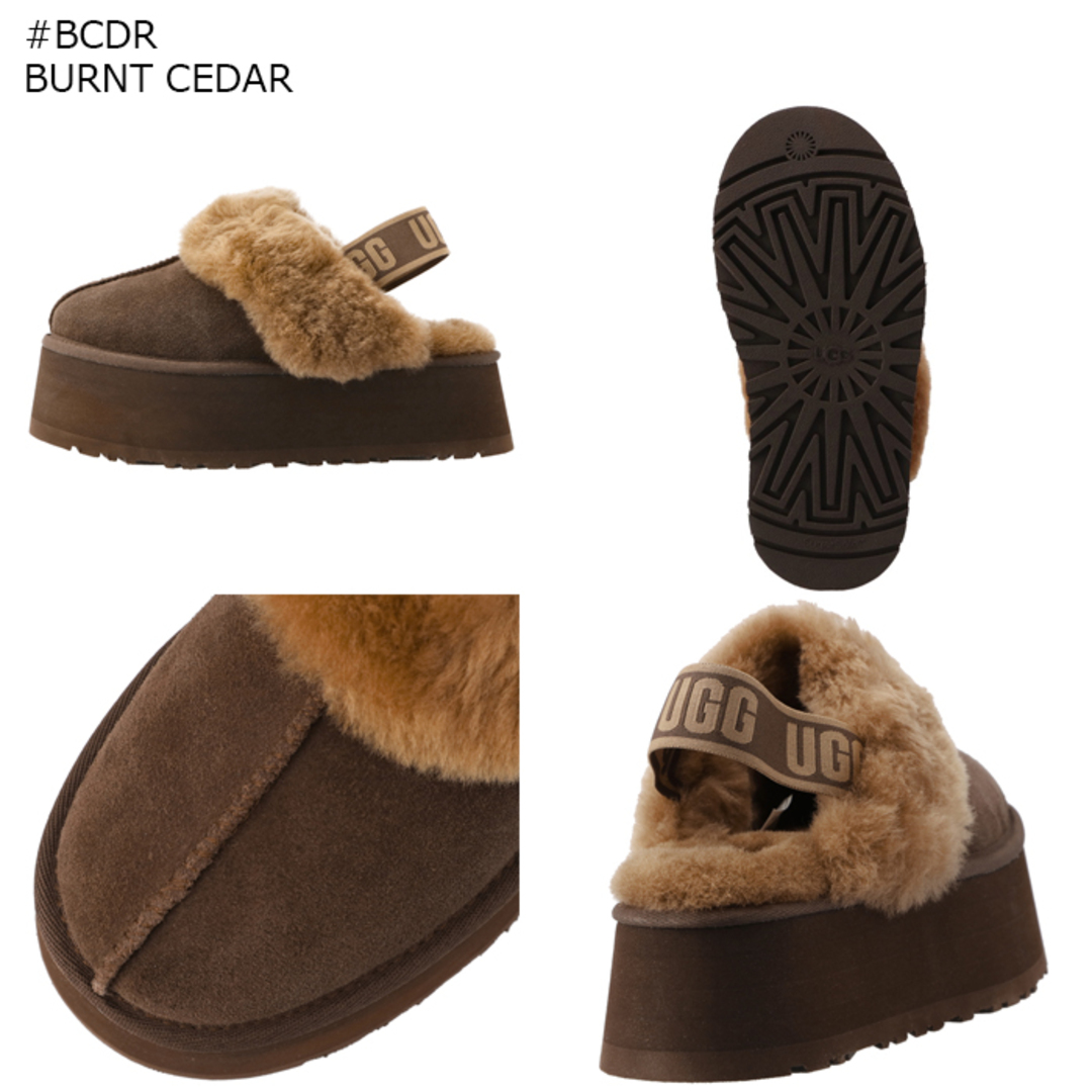 UGG - アグ UGG サンダル 厚底 ファー FUNKETTE プラットフォーム