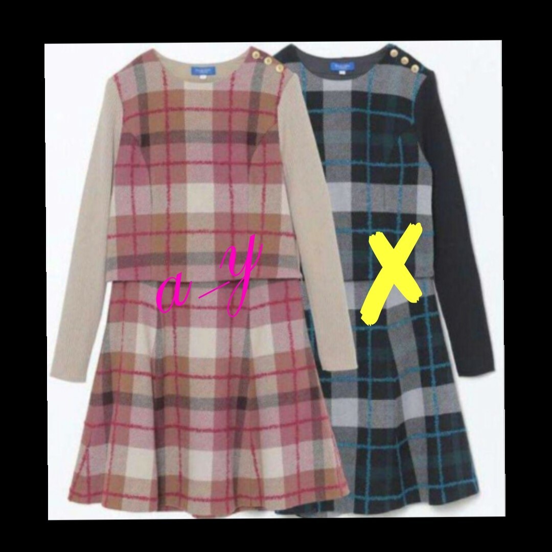 原宿本店限定】状態良好クレストブリッジチェックループヤーンツイード