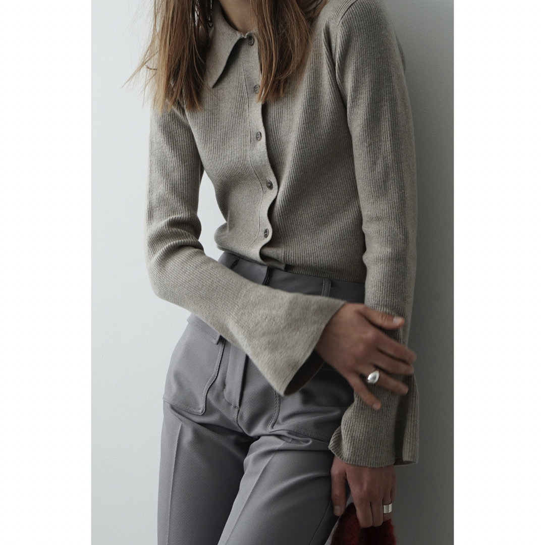 CLANE - 専用 CLANE COLLAR RIB CARDIGAN BEIGEの通販 by ayapowa's