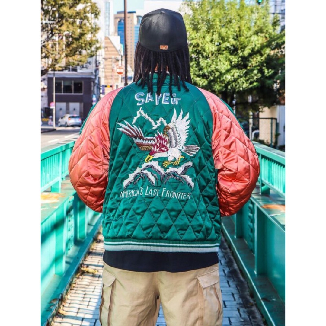 SAPEur サプール リバーシブル スカジャン XLの通販 by ニー's shop