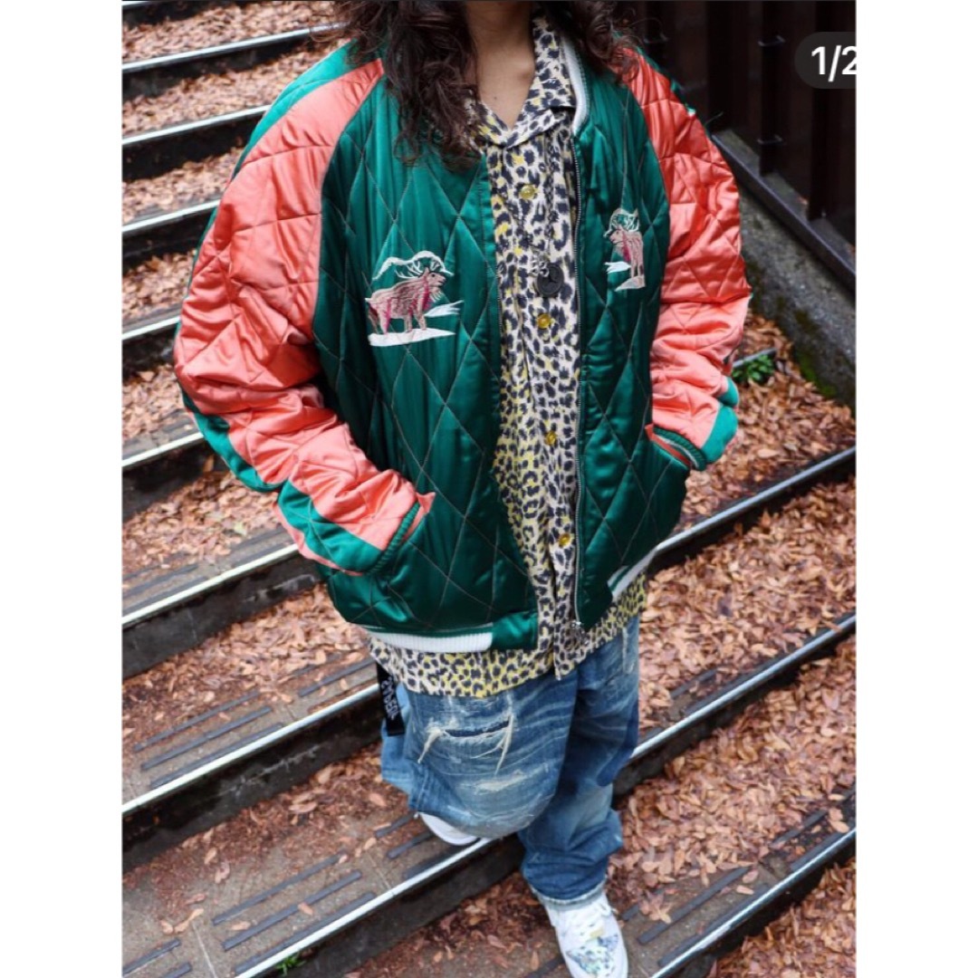 SAPEur サプール リバーシブル スカジャン XLの通販 by ニー's shop