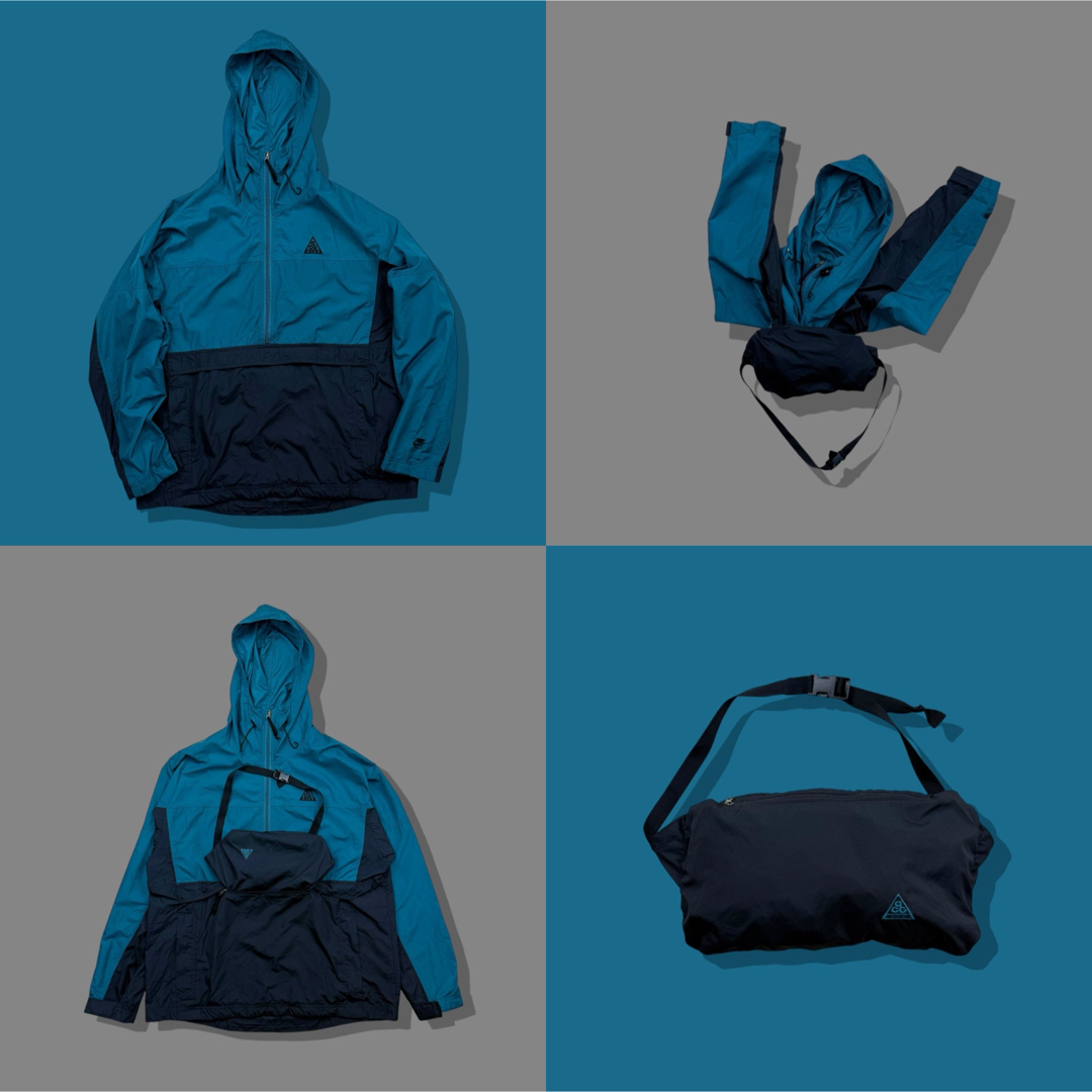 NIKE - 00s Y2K NIKE ACG ナイキ パッカブルナイロンアノラック