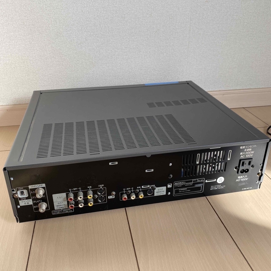 SONY - SONY WV-ST1 S-VHSハイファイ／ステレオハイエイト“ダブル