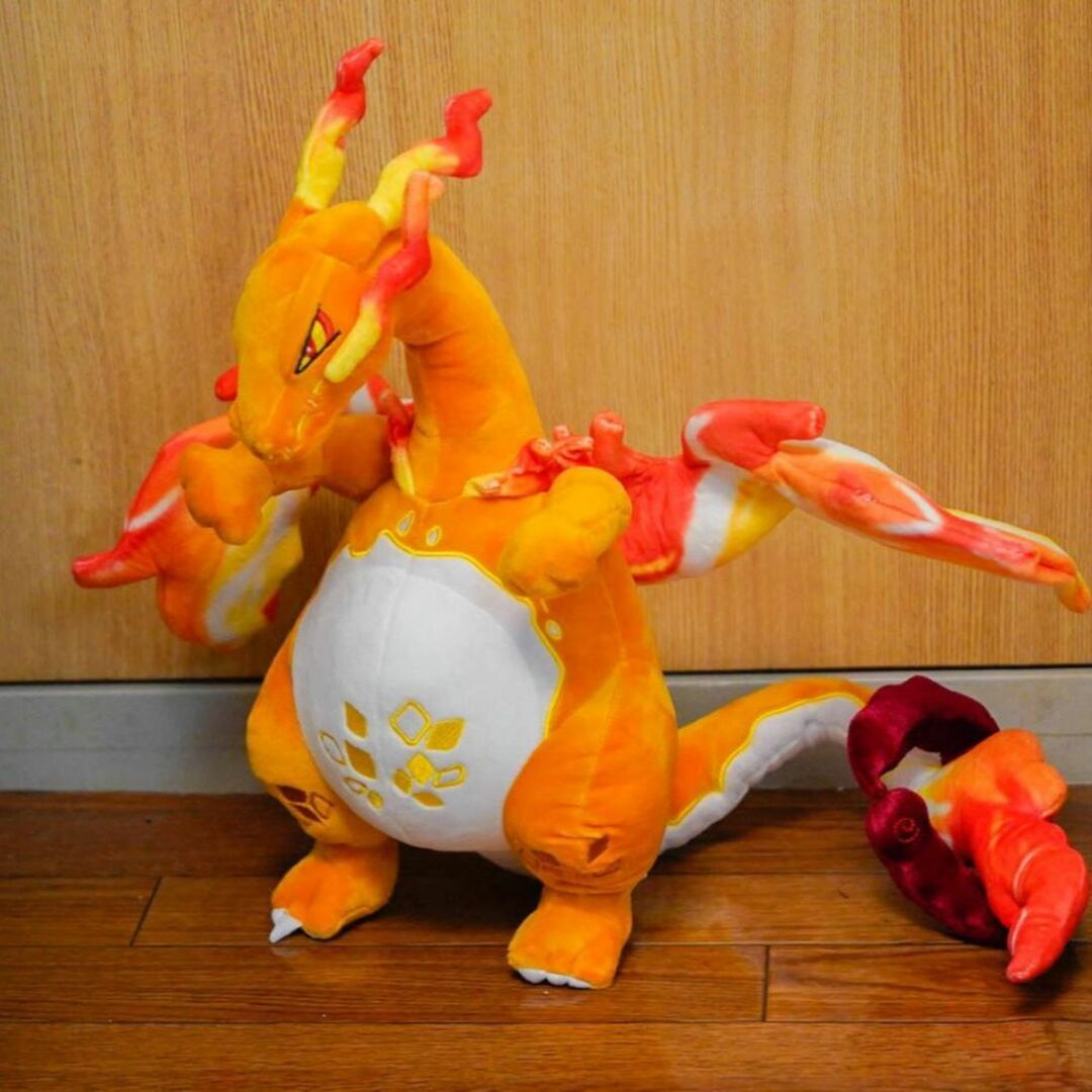 リザードン ぬいぐるみ キョダイマックス 特大 38㎝ リボン袋付【最後