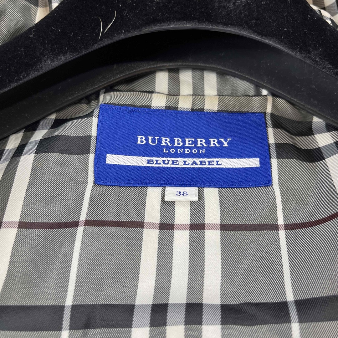 BURBERRY BLUE LABEL - 【Burberry London】（38）コート アンゴラ