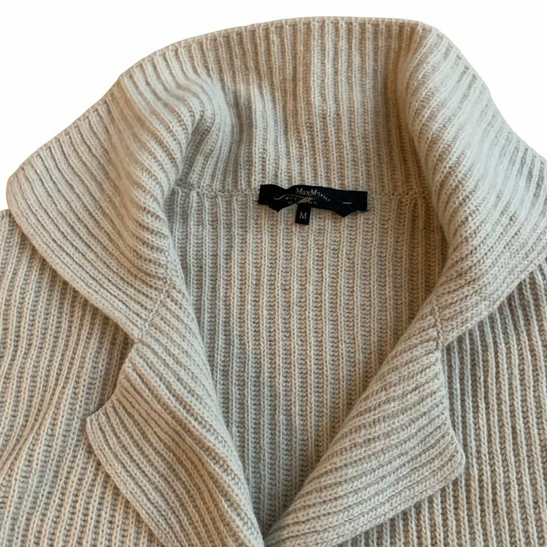 Max Mara - マックスマーラ カシミヤ アンゴラ混 ニットカーディガン M