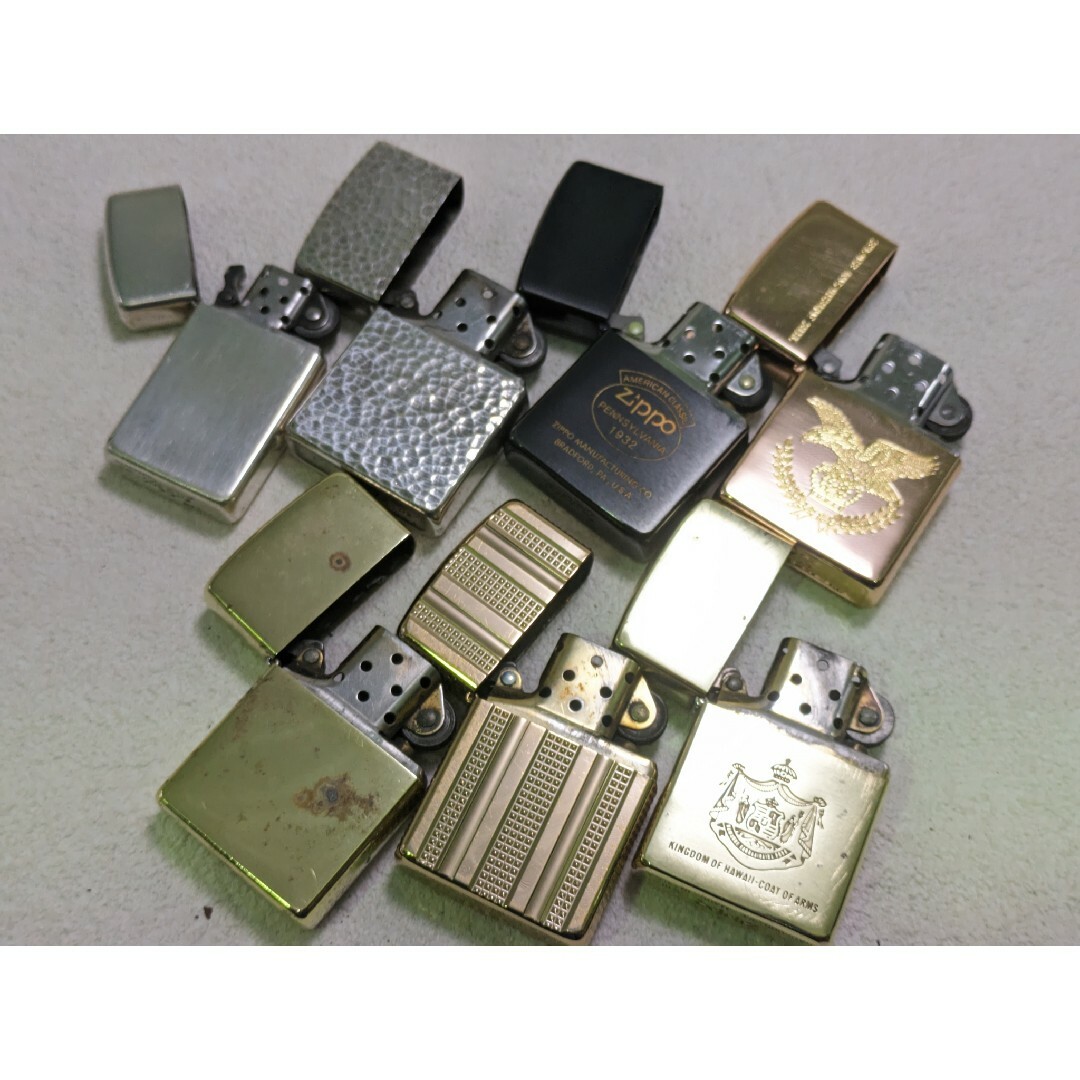 ZIPPO - zippo ジッポライター 7個まとめ 使用感有りの通販 by える