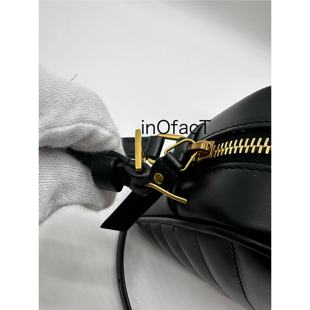 SAINT LAURENT - 黒×金 正規新品 Saint laurent サンローラン ルー