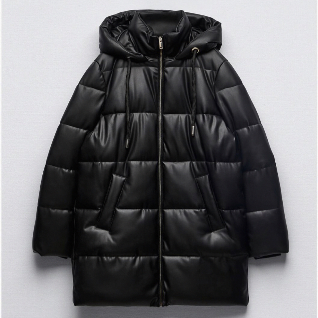 ZARA - 新品✴︎ザラ ZARA フェイクレザー パフジャケットの通販 by