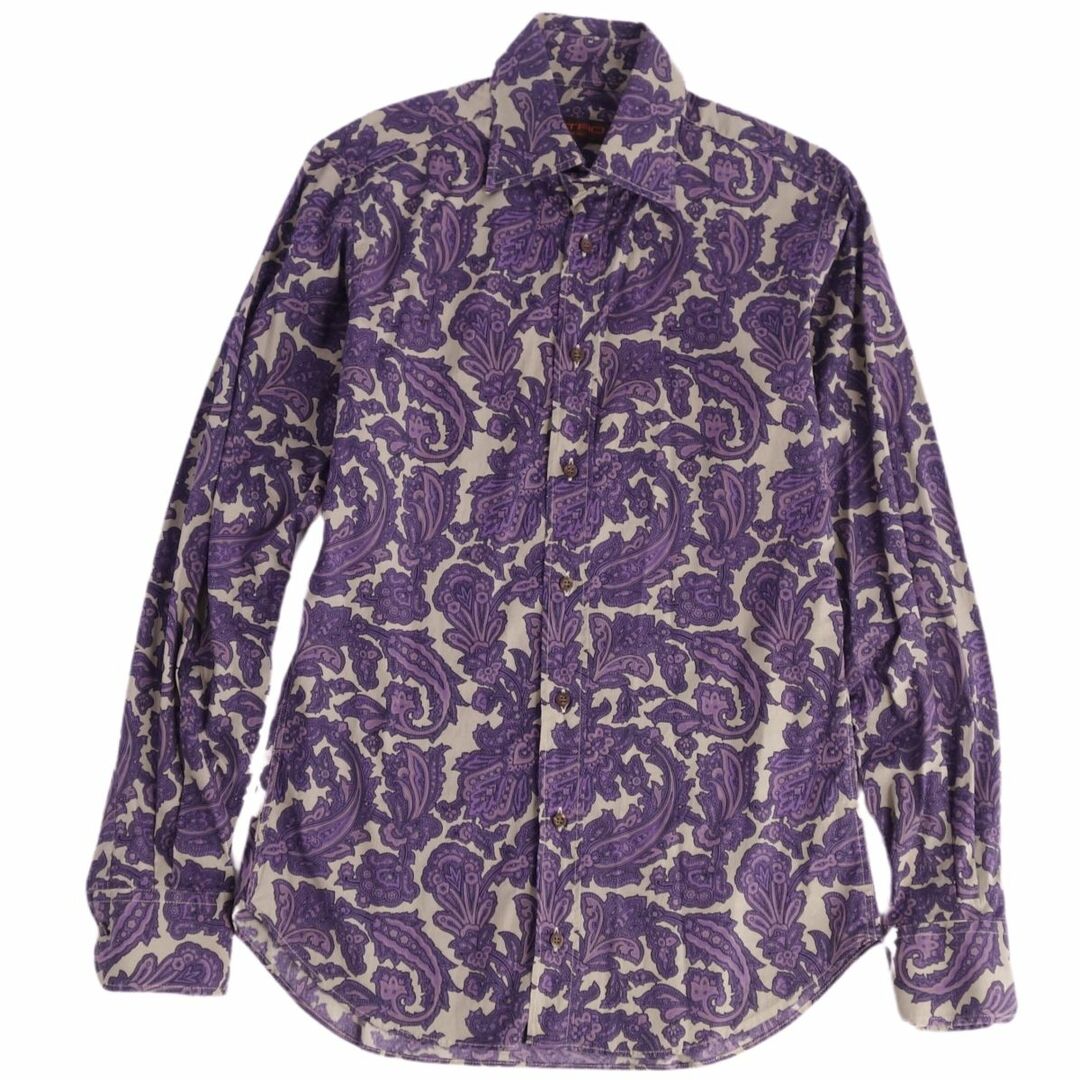 ETRO - 美品 エトロ ETRO シャツ ロングスリーブ 長袖 ペイズリー柄 総