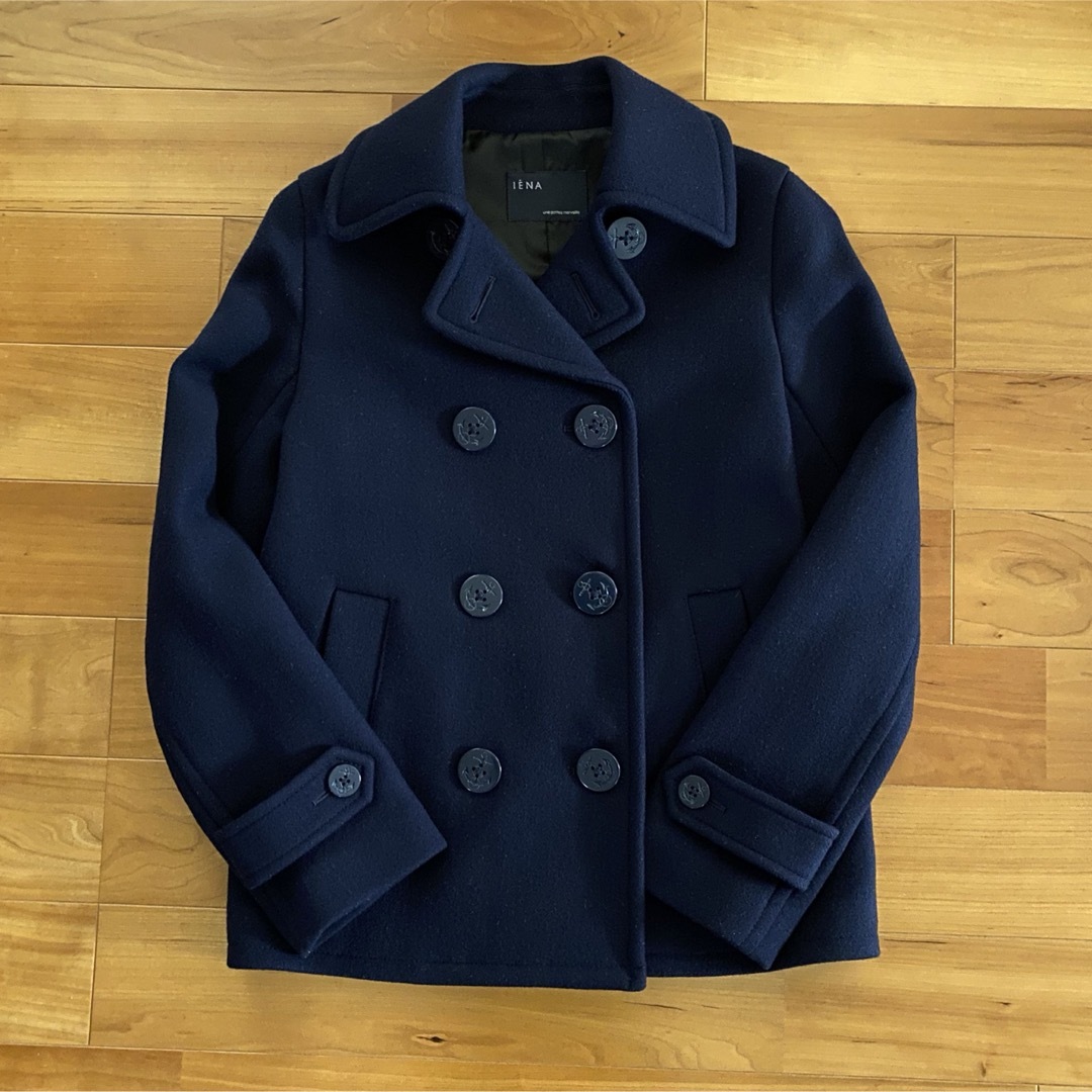 IENA - 美品 イエナ iena コート pコート ジャケット ネイビーの通販