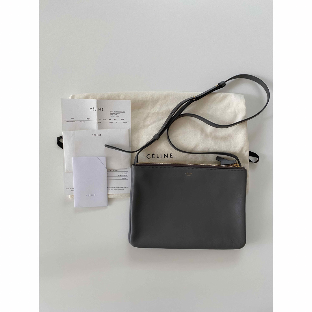 CELINE - セリーヌ 旧ロゴ フィービー トリオ ラージ ショルダー