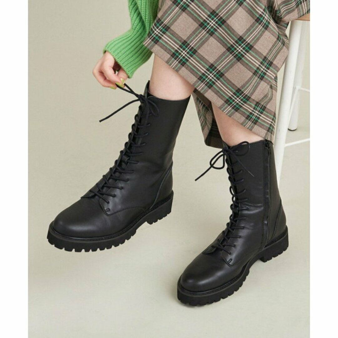 BEAUTY&YOUTH UNITED ARROWS - 【BLACK】【23.5cm(36h)】レザー ミドル