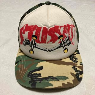 STUSSY - ステューシー 迷彩 メッシュキャップの通販 by まさ's shop