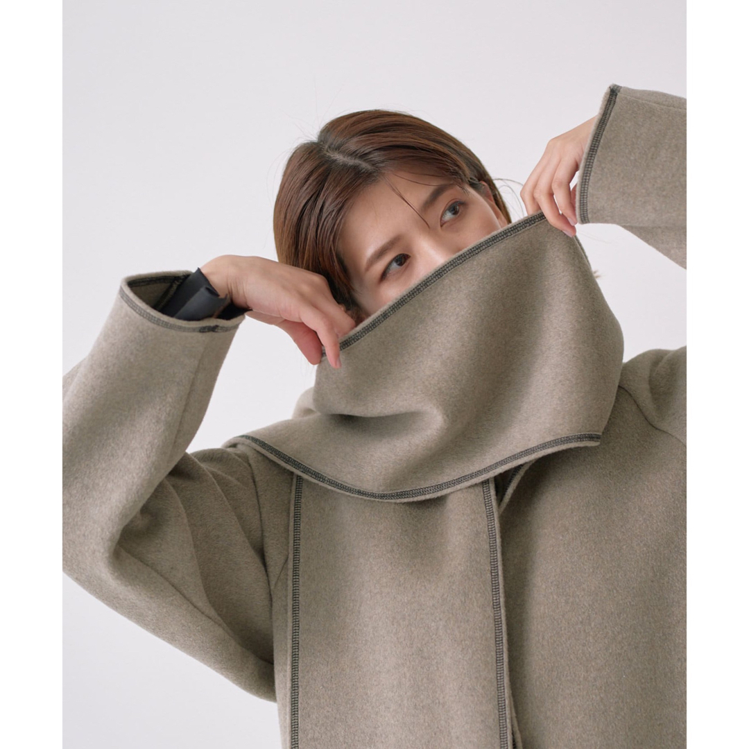 GALLARDA GALANTE - GALLARDAGALANTE ♡ ストール付きステッチコートの