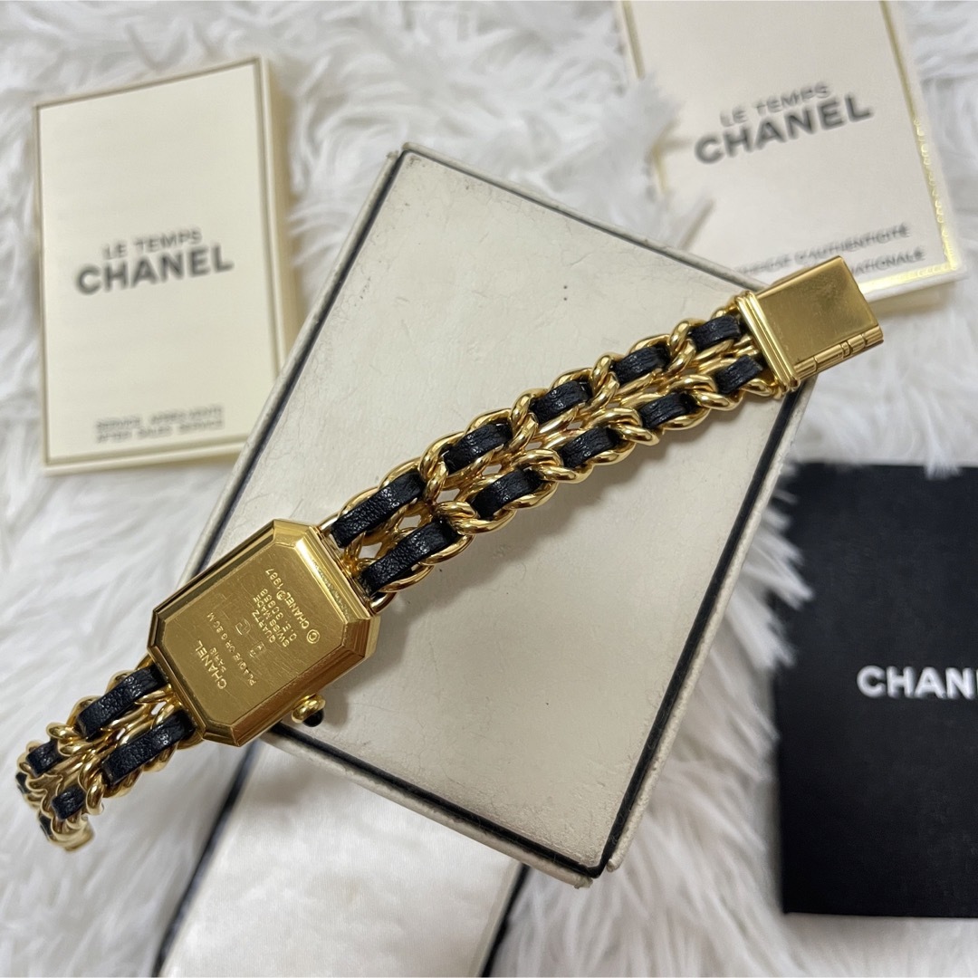 CHANEL - 美品✨シャネル プルミエール 時計 Lサイズ ゴールドの通販