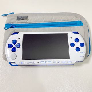 PlayStation Portable - PSP 3000 ホワイト ブルー 本体 PSPJ-30018
