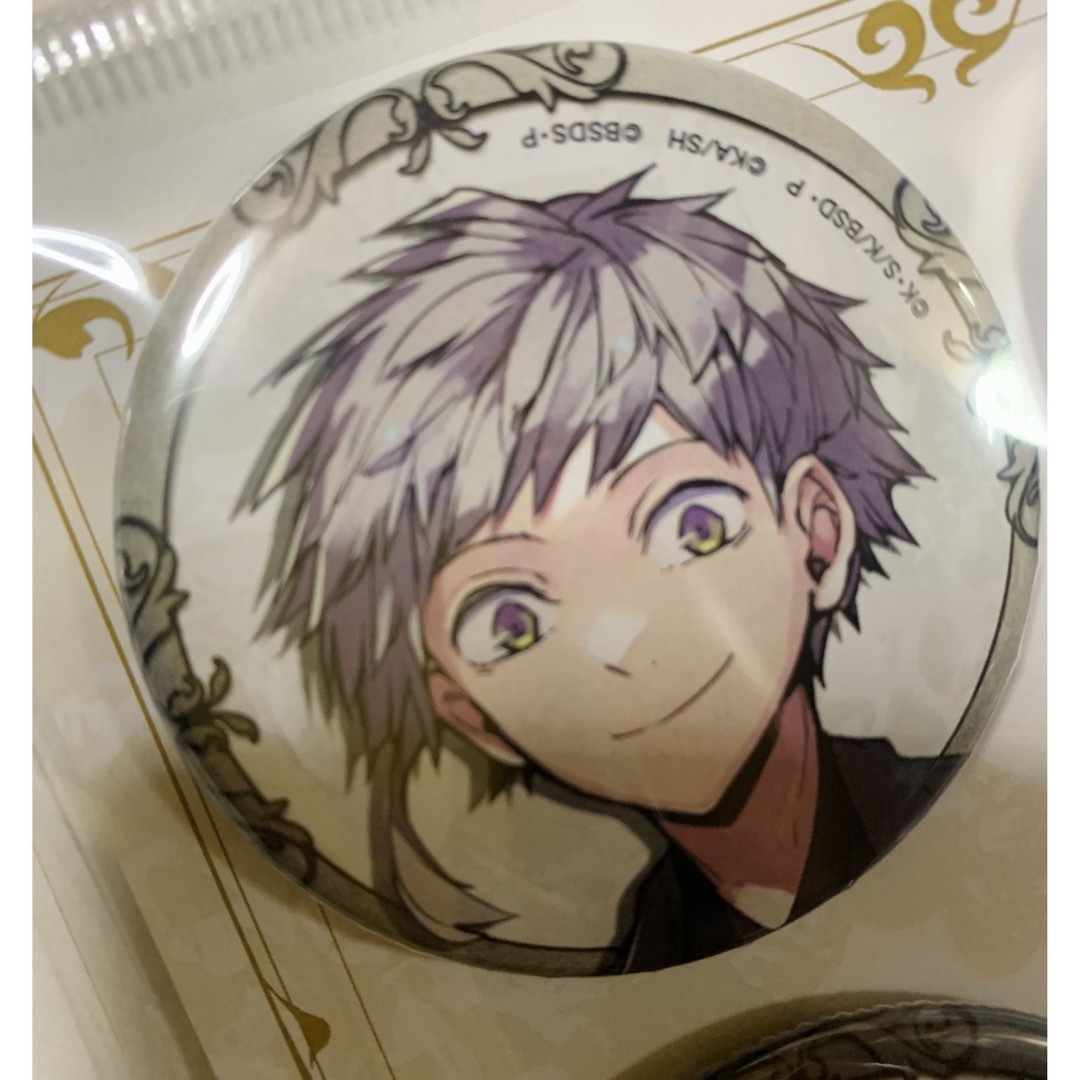 文豪ストレイドッグス【大博覧会】原作絵 缶バッジセットB 太宰、中原