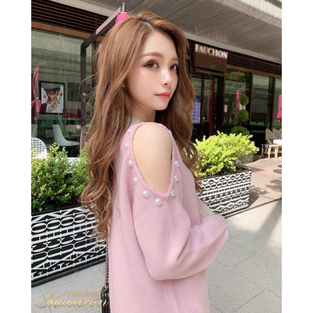 michellMacaron - 新品未使用 ミシェルマカロン パールニット