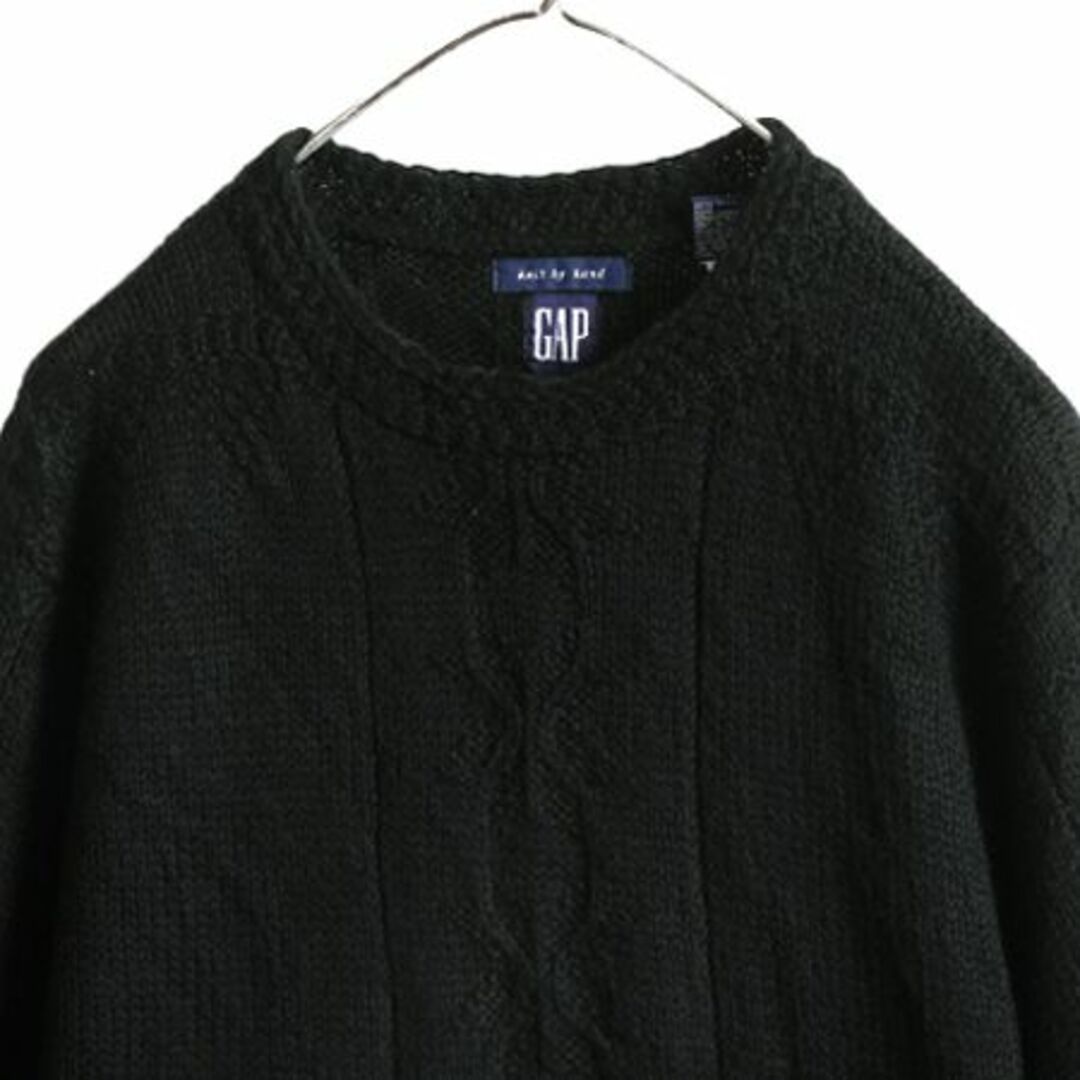 手編み 90s OLD GAP ケーブル ハンド ニット セーター レディース S