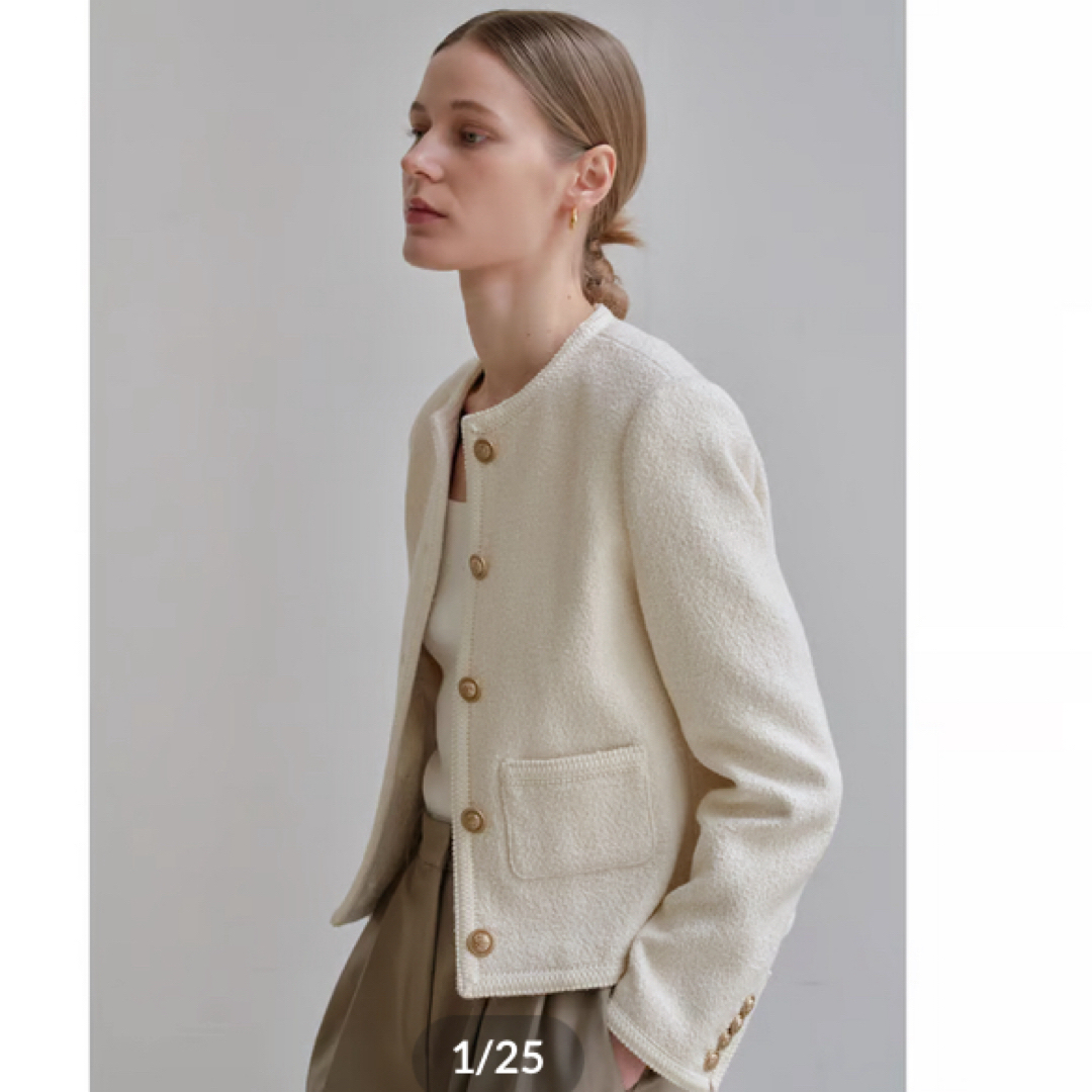 ナエ na.e nae THE TWEED JACKET ツイードジャケットの通販 by なつこ