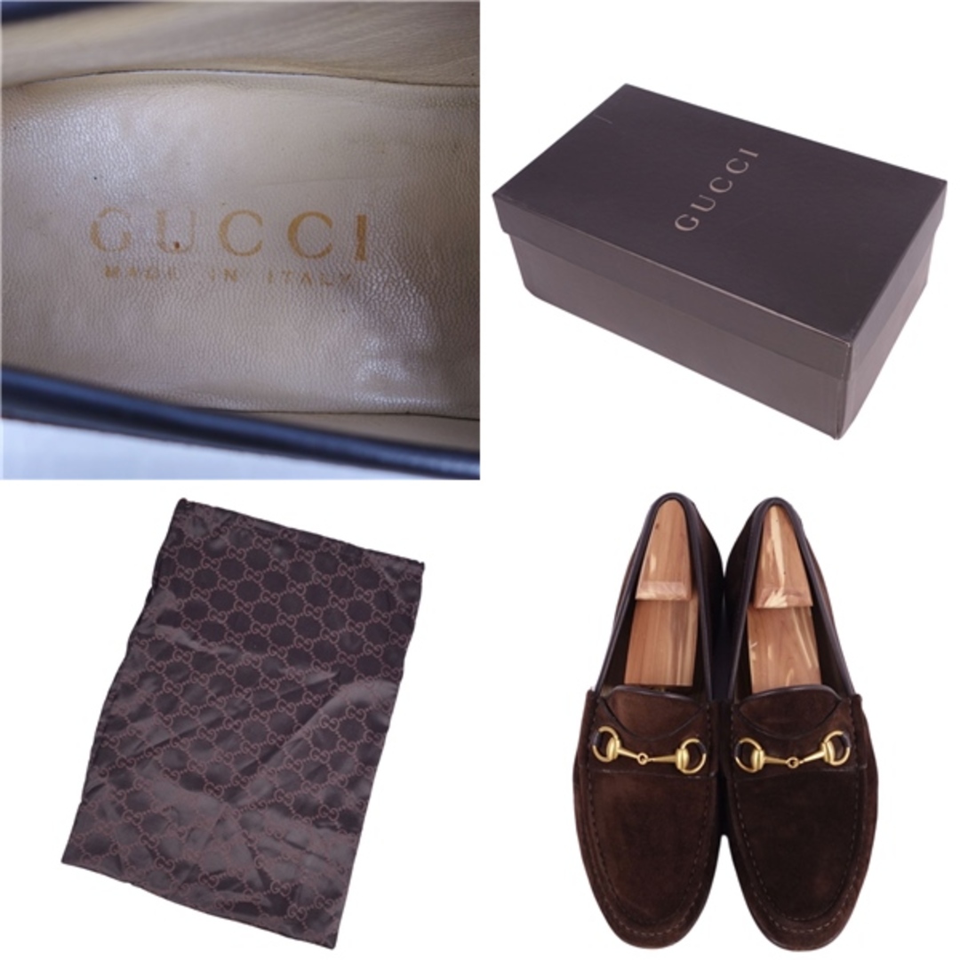 GUCCI - グッチ GUCCI ローファー モカシン ホースビット スウェード