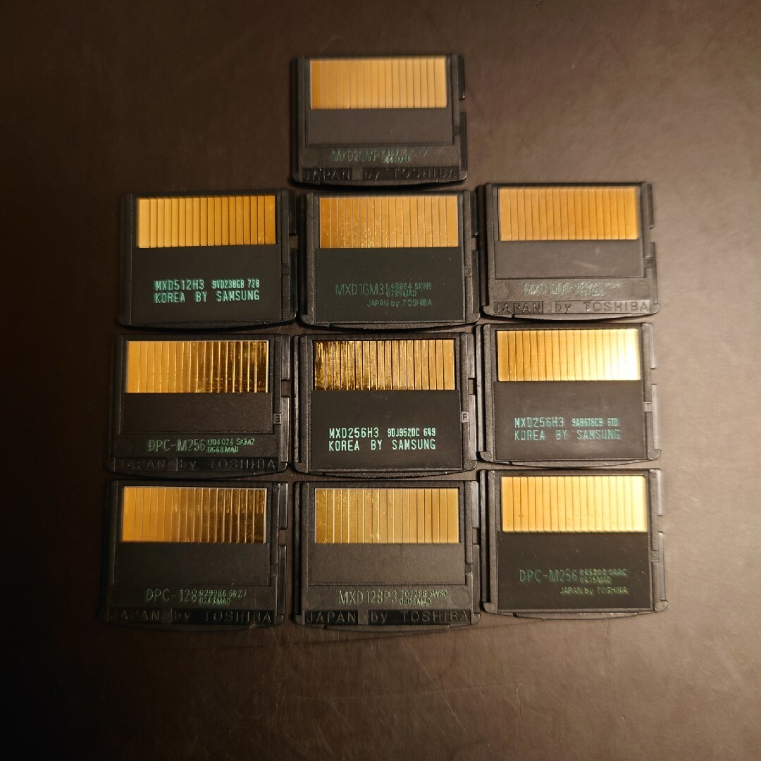 富士フイルム - xdピクチャーカード10枚まとめてセット（2GB,1GB,512MB