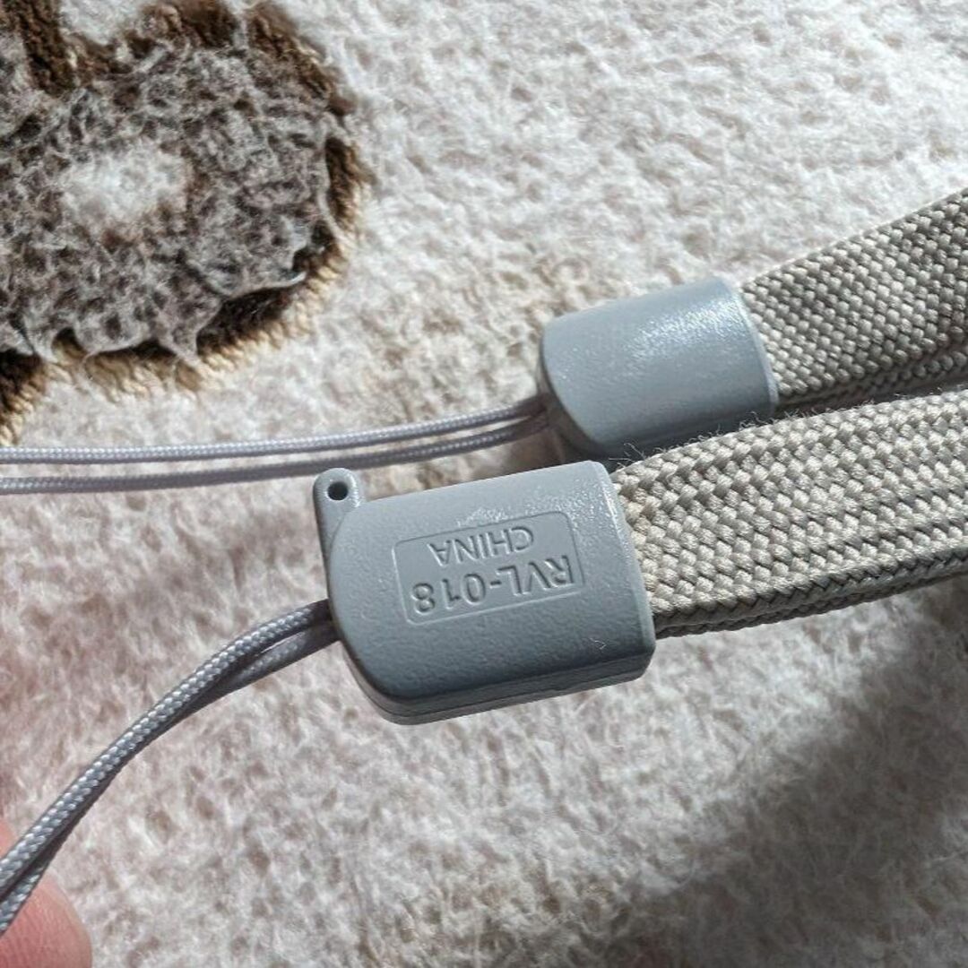 Wii U - 【任天堂】WiiU Wiiリモコン専用 ストラップ RVL-018 灰 後期