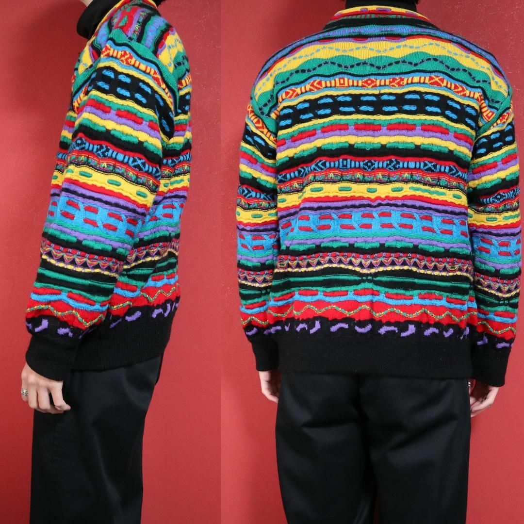 COOGI - 【スペシャル】coogi クージー 原色系 派手柄 立体構造 編込み