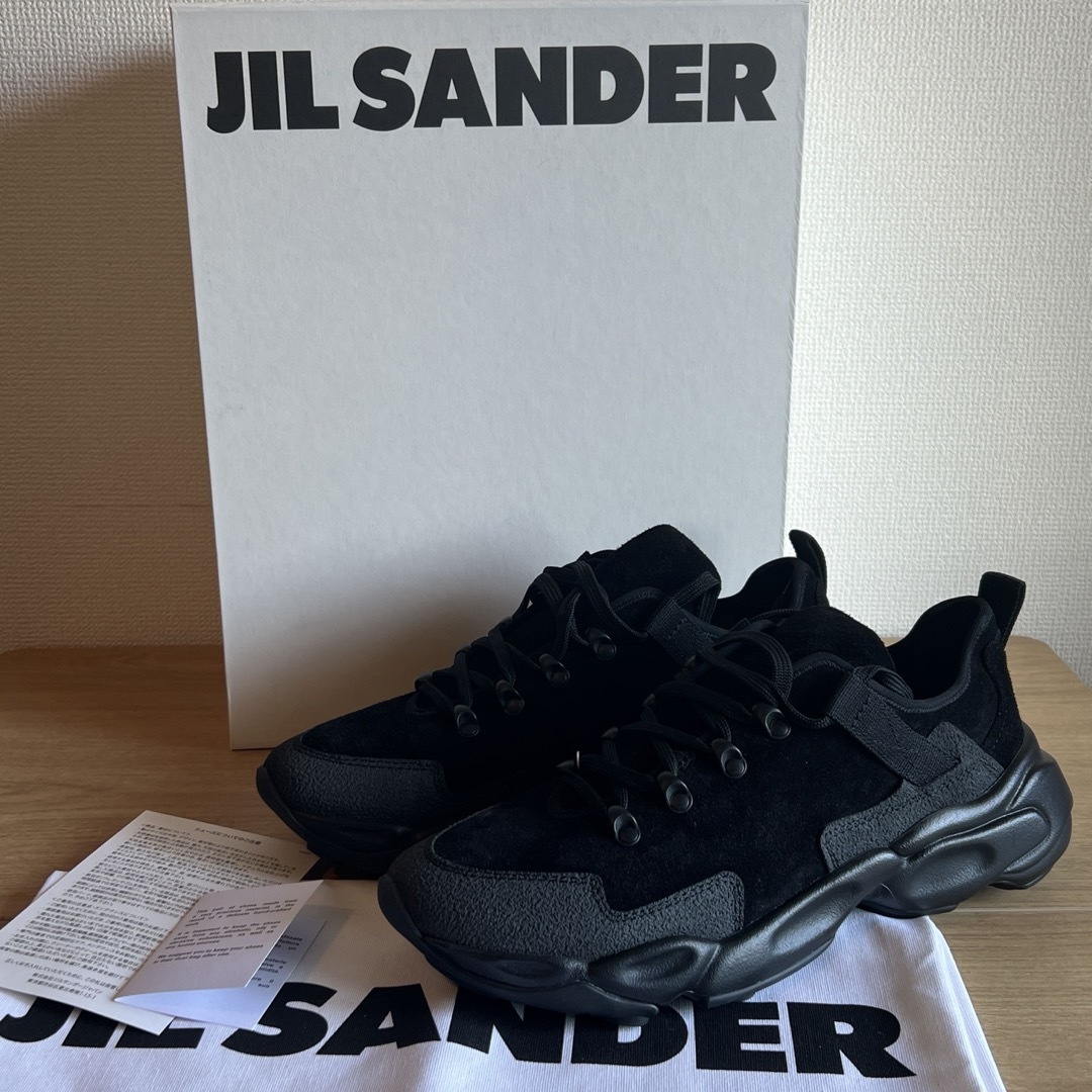 JIL SANDER - 最終値下げJIL SANDER ジルサンダー ブラック スエード