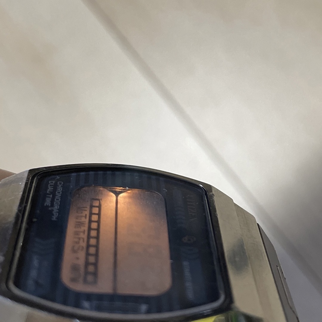 CITIZEN - 【激レア】CITIZEN CHRONOGRAPH DUAL TIME 腕時計の通販 by