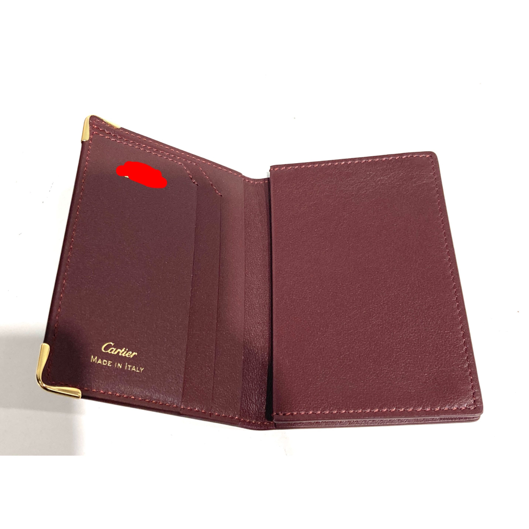 Cartier - カルティエ カードケース マストライン ボルドー 名刺入れ
