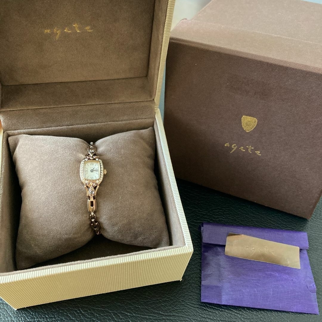 agete - 電池交換済み✨ アガット 2016年限定 WINTER Limited ウォッチ