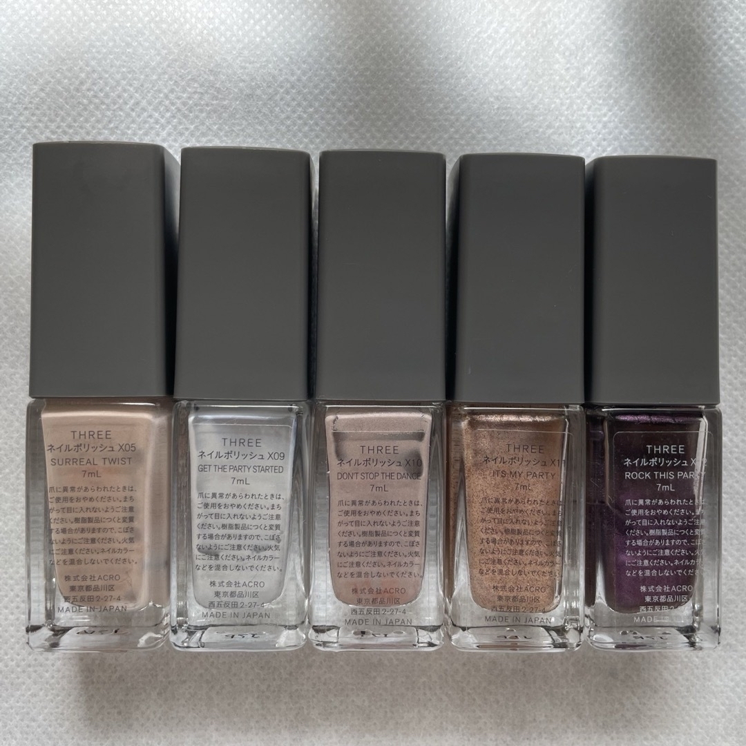 THREE - THREE ネイルポリッシュ 5色セットの通販 by zuxxx's shop