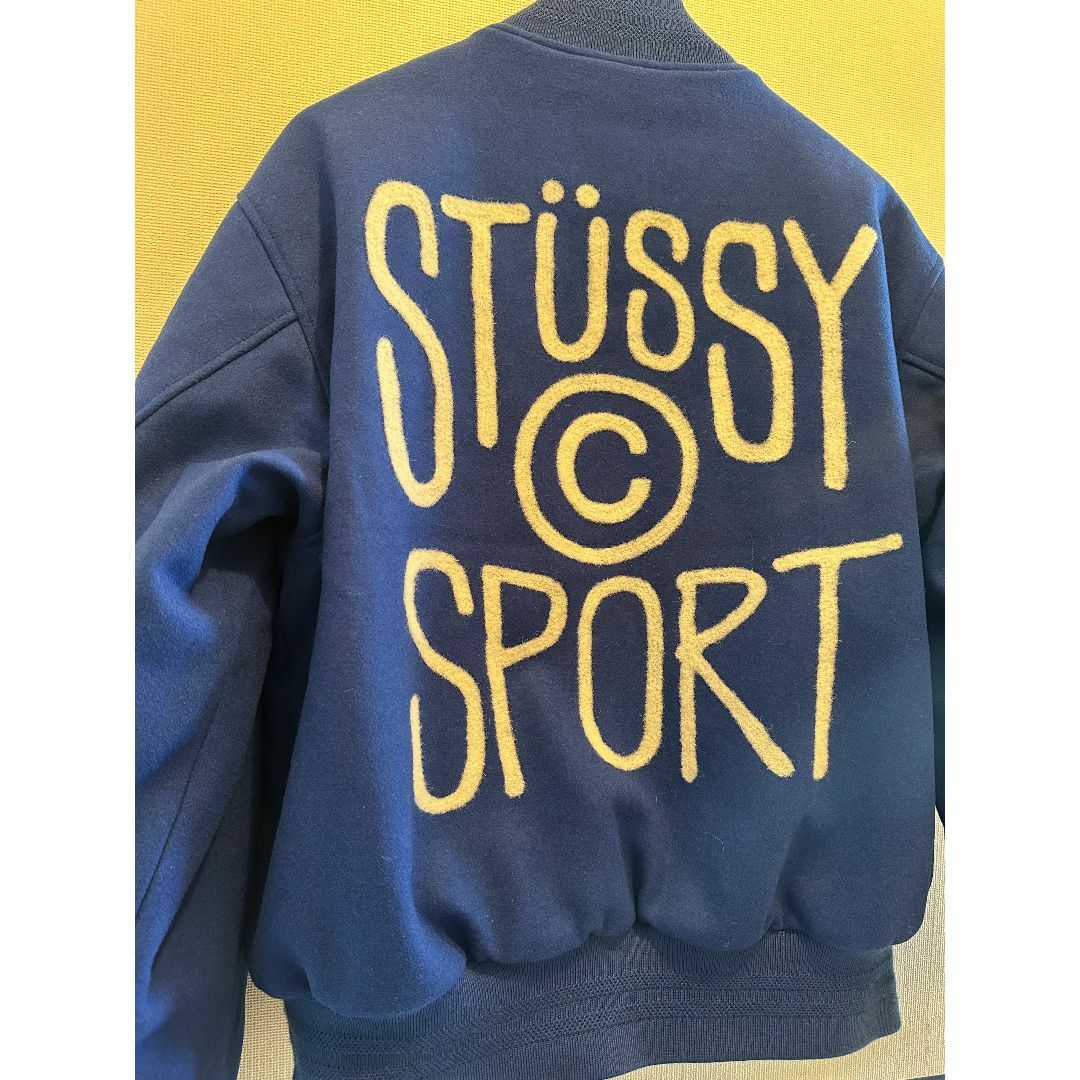 STUSSY - STUSSY SPORT MELTON VARSITY JACKET Mの通販 by wes