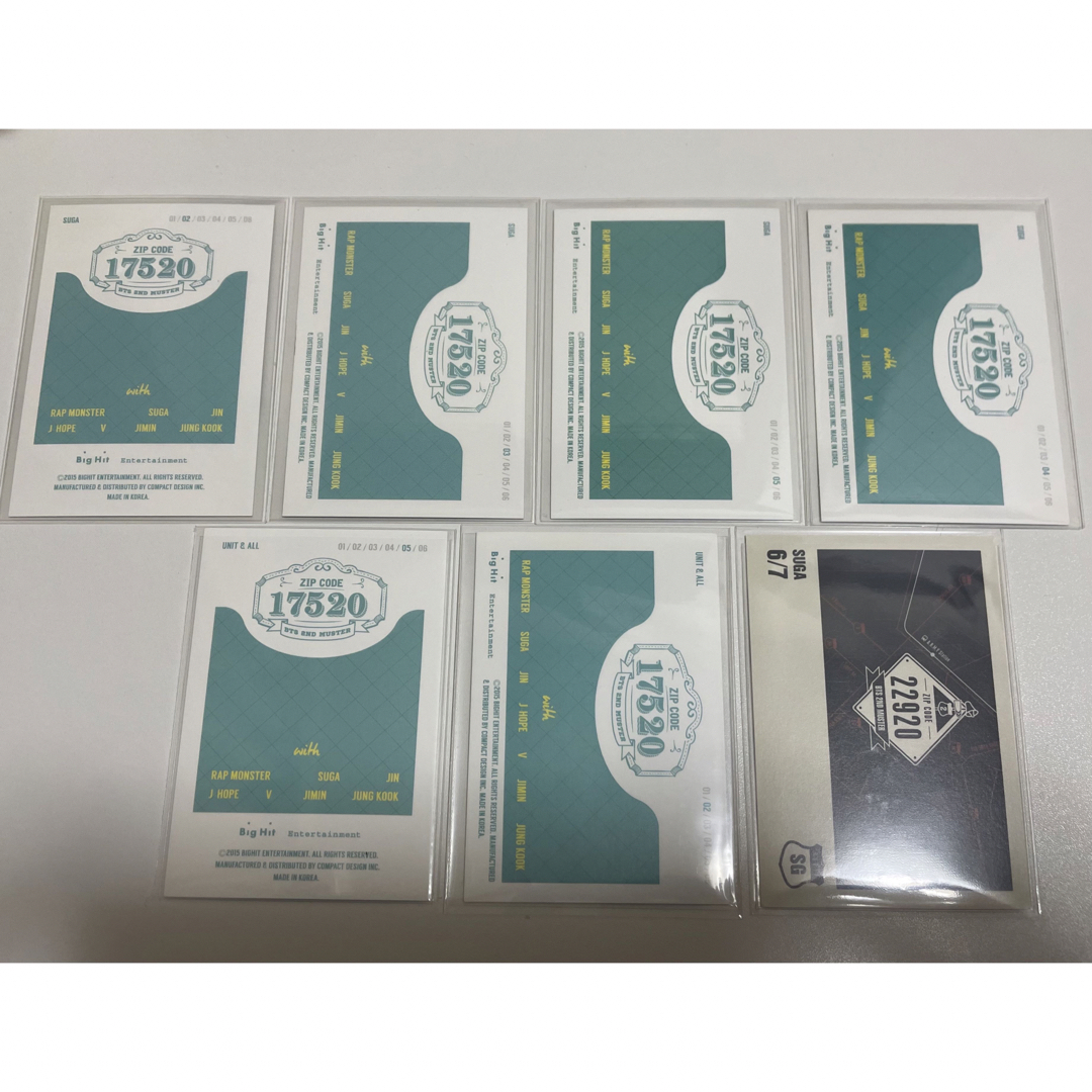 BTS ZIP CODE 22920 ミニフォト コンプ