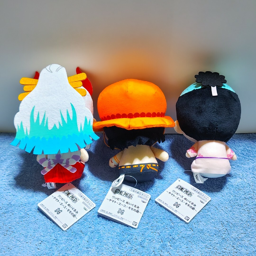 ONE PIECE - ワンピース ぬいぐるみ ヤマト・エース・モモの助 全3種