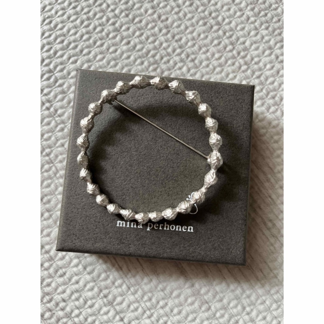 mina perhonen - ⭐︎美品 ミナペルホネン tambourine ブローチ