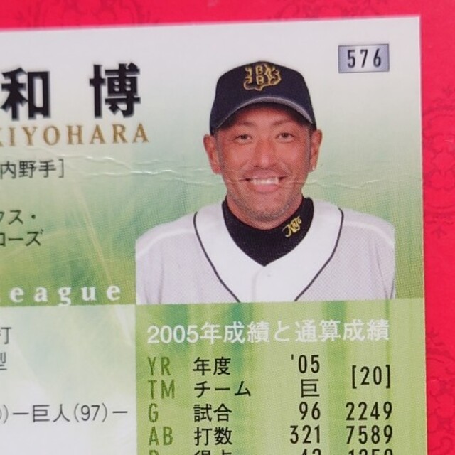 オリックス・バファローズ - プロ野球カード 清原和博選手2006の通販