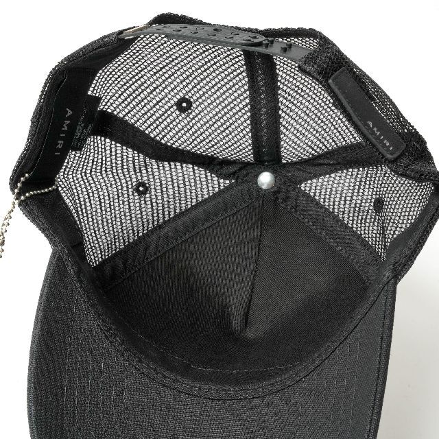 AMIRI - 新品 AMIRI メッシュ ロゴ キャップ ブラックの通販 by