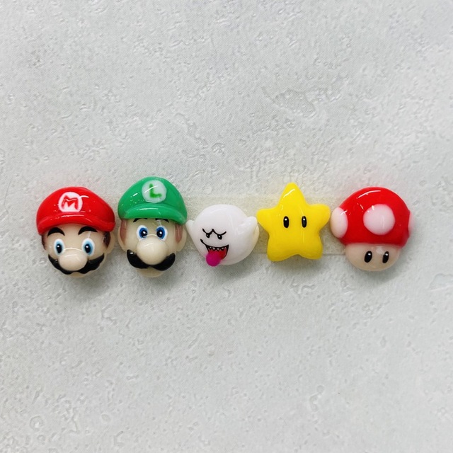 マリオ 3Dネイルパーツの通販 by Fave.nail｜ラクマ