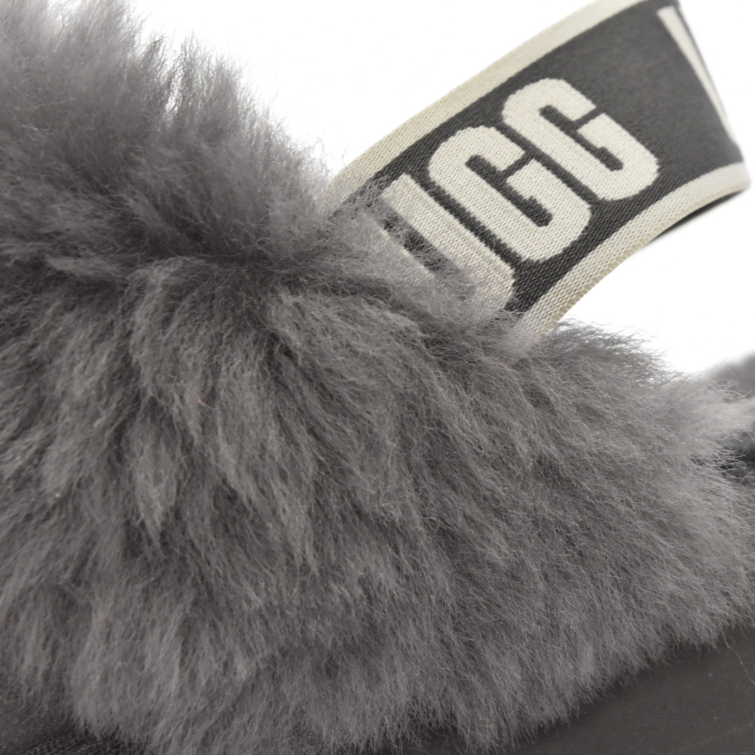 UGG - UGG アグ FUNKETTE 厚底 ムートン サンダル シューズ グレー US6