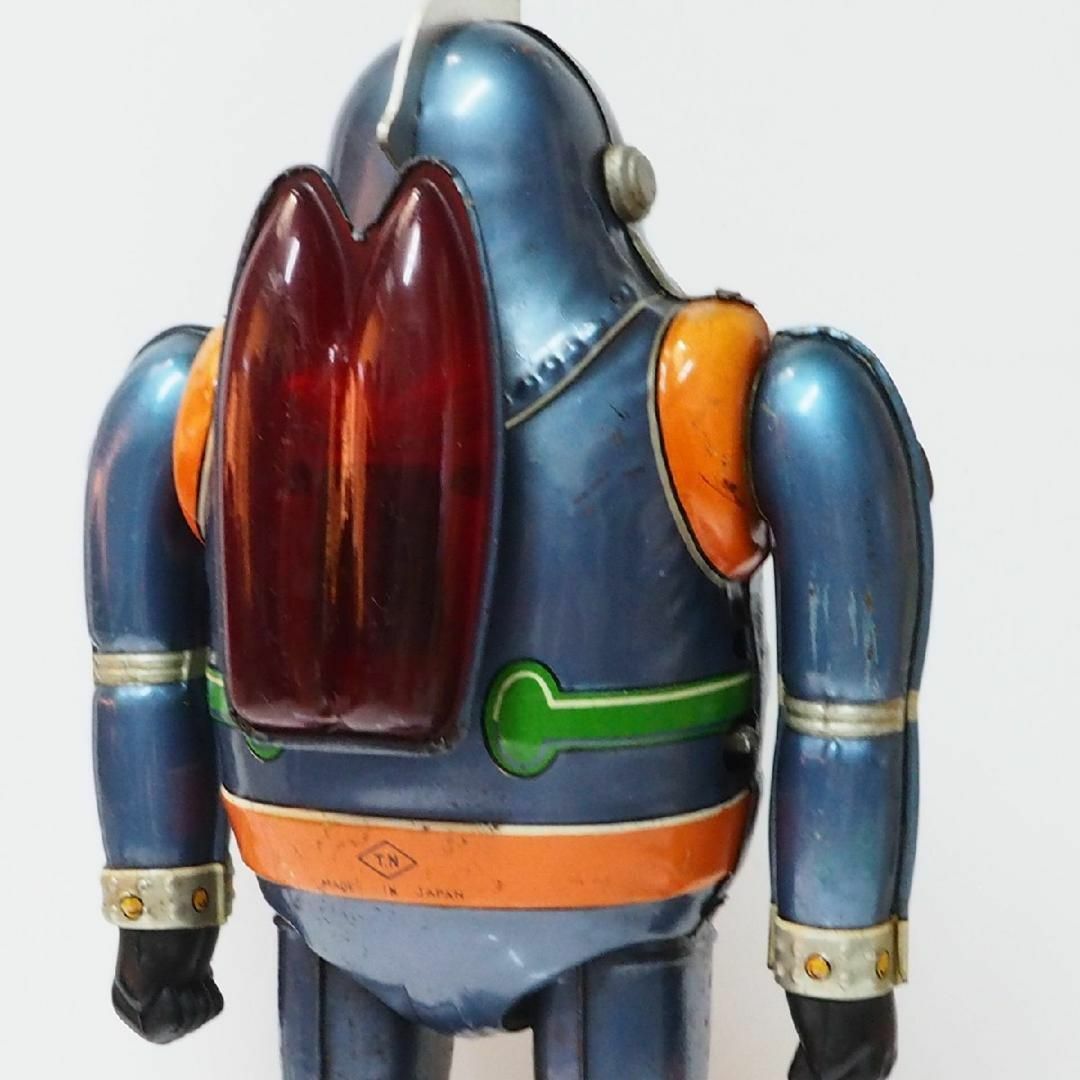 野村【鉄人28号No.3発火不可 金具欠】当時物ブリキ ロボットTIN箱はコピー