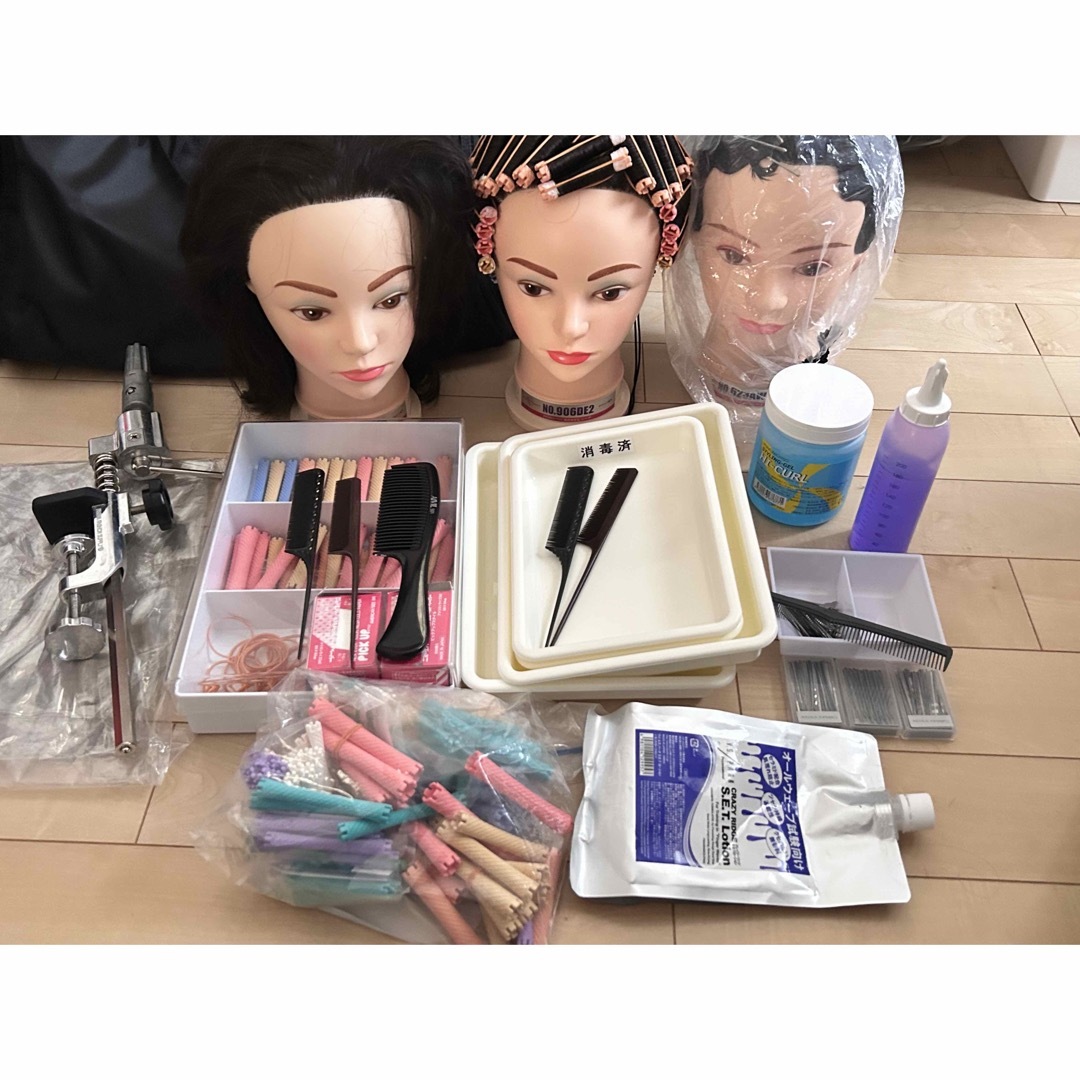 美容国家試験ワインディング、オールウエーブ用具 美容師国家試験用具1