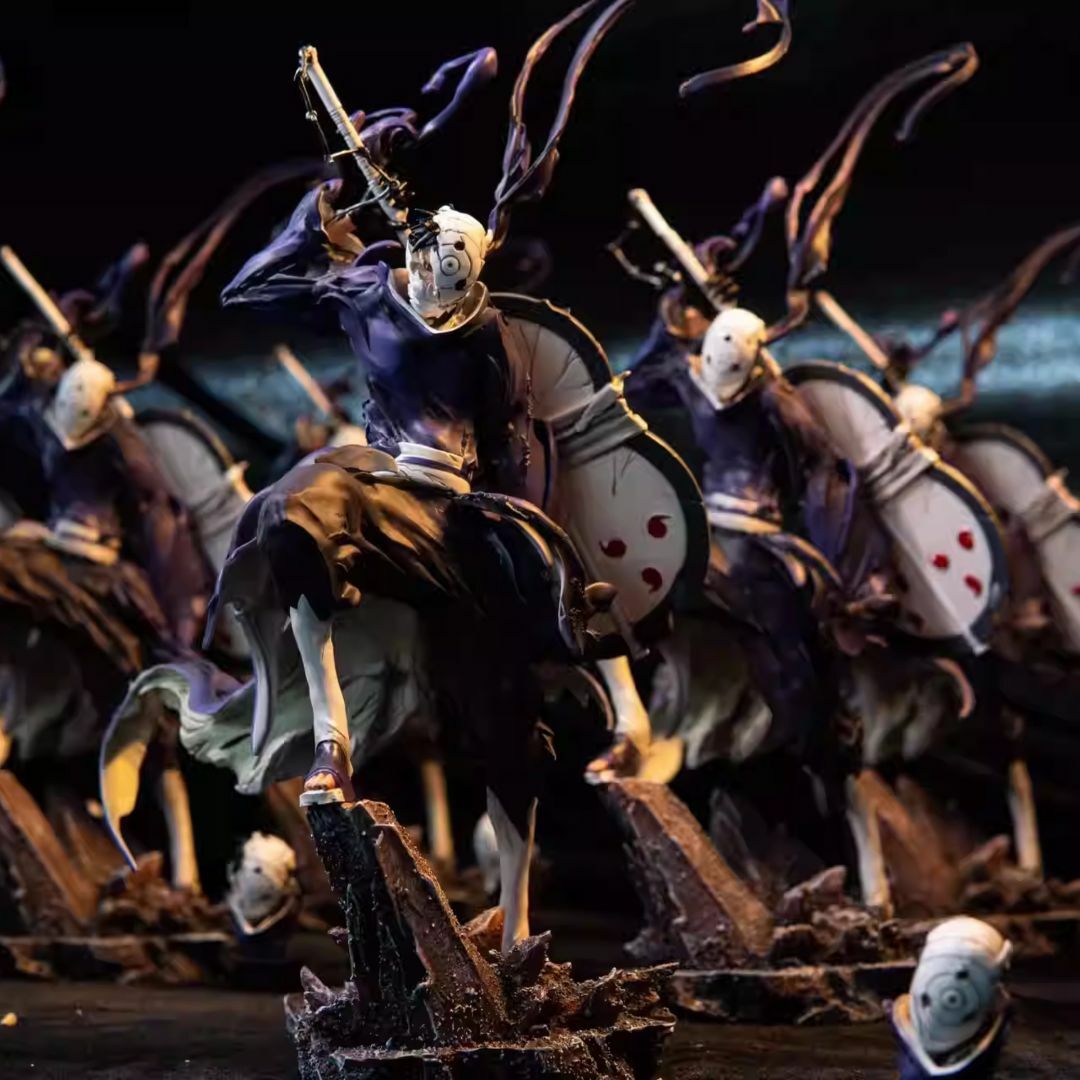 ナルト 疾風伝 うちはオビト ガレージキット 塗装済み完成品