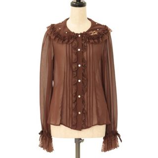 Angelic Pretty（シャツ/ブラウス(長袖/七分) ・ ブラウン/茶色系）の