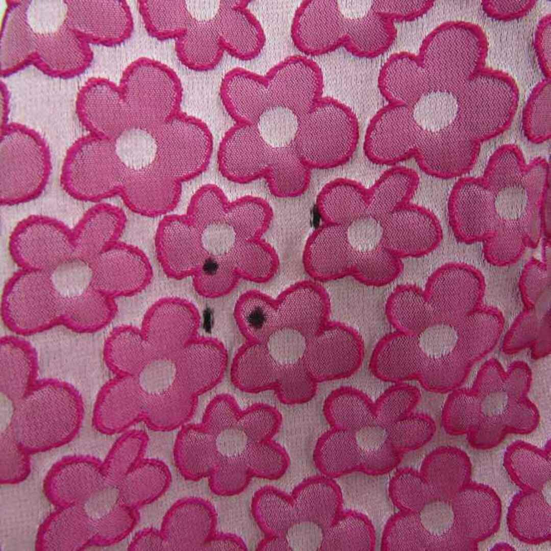 ケイトスペード ニューヨーク 花柄 ノースリーブワンピース 後