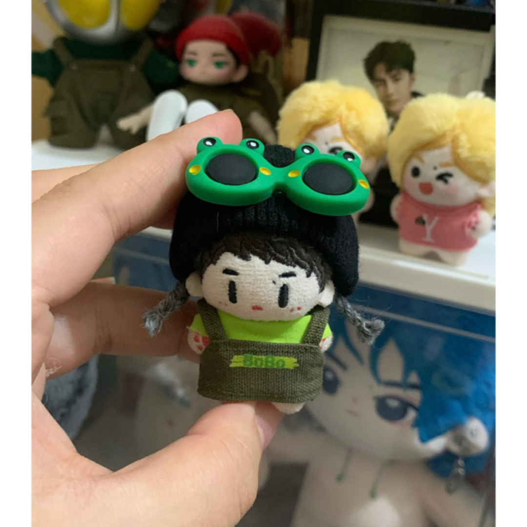 5cm ぬいぐるみ 着せ替え 専用衣装 王一博 肖戦 カエルメガネの通販 by