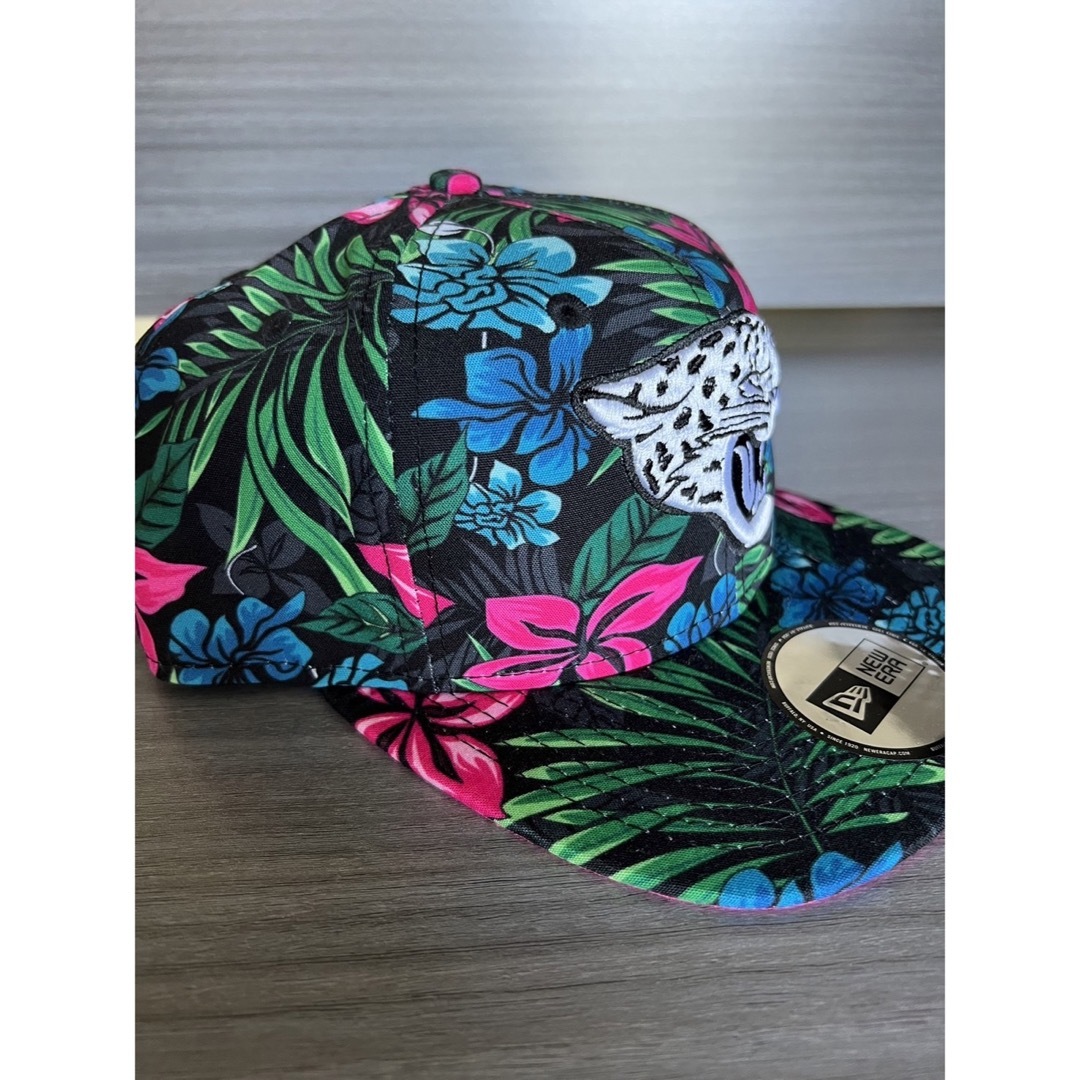 NEW ERA - 【NEW ERA】海外限定 ジャガーズ キャップ 刺繍 花柄 ヒョウ